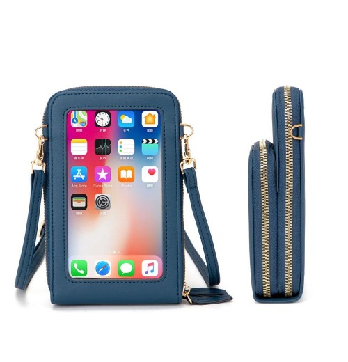 Touch Screen Waterproof Leather Crossbody Phone Bag Touch Screen Waterproof Leather Crossbody Phone Bag