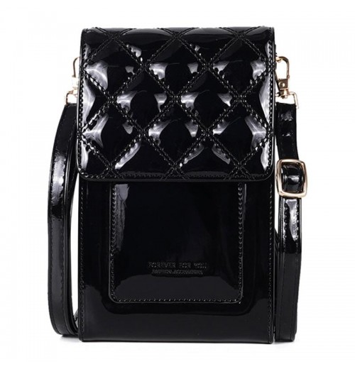 Small Quilted Leather Smartphone Crossbody Bag Small Quilted Leather Smartphone Crossbody Bag