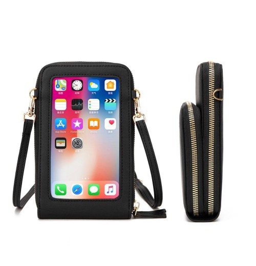 Touch Screen Waterproof Leather Crossbody Phone Bag Touch Screen Waterproof Leather Crossbody Phone Bag
