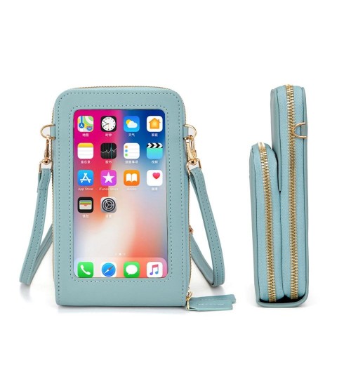Touch Screen Waterproof Leather Crossbody Phone Bag Touch Screen Waterproof Leather Crossbody Phone Bag