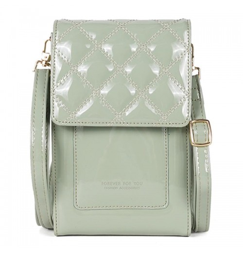 Small Quilted Leather Smartphone Crossbody Bag Small Quilted Leather Smartphone Crossbody Bag